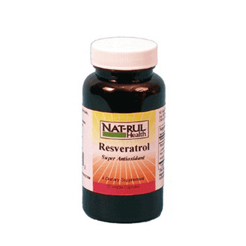 Natrul Health Resveratrol Super Antioxidant Capsules, 60 Ea